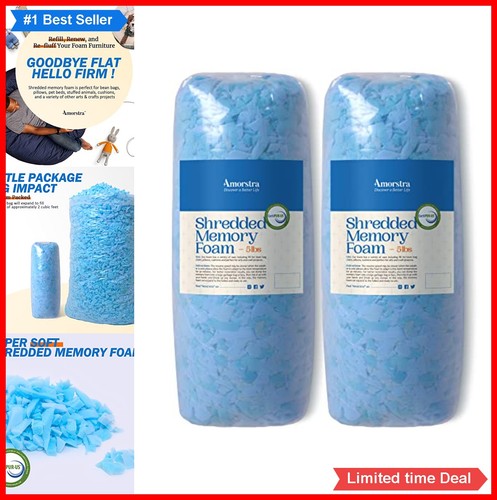 Shredded memory foam bean bag - memory,